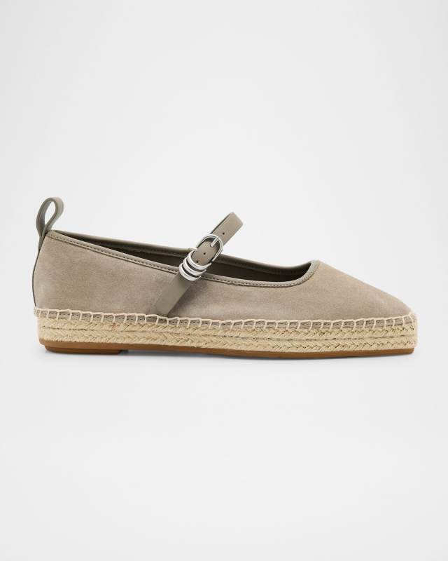 Spire Suede Mary Jane Espadrilles